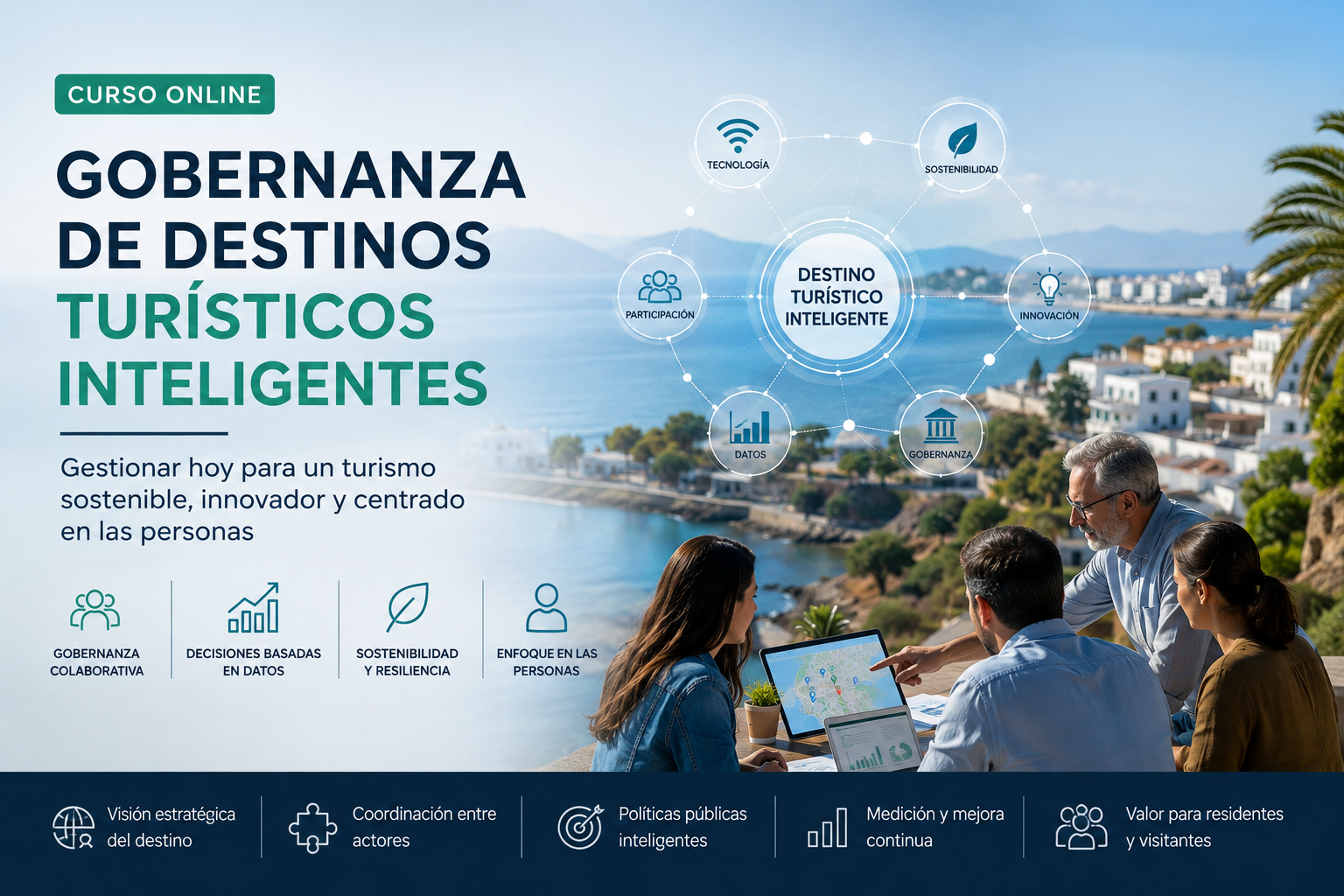 El papel central de la gobernanza en los destinos turísticos inteligentes